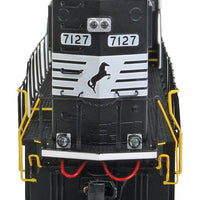 EMD GP60 - SoundTraxx(R) Tsunami(R) Sound & DCC -- Norfolk Southern #7127 (black, white)