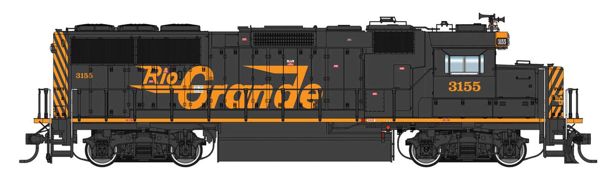 EMD GP60 - LokSound 5 Sound and DCC -- Denver & Rio Grande Western(TM) #3155-2