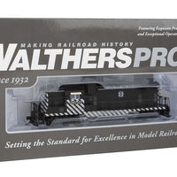 EMD GP7 with SoundTraxx(R) Tsunami(R) Sound and DCC -- Santa Fe #2650 (1950s-1970s Zebra Stripe; black, silver)