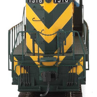 EMD GP7 with SoundTraxx(R) Tsunami(R) Sound and DCC -- Chicago & North Western(TM) #1518 (1950 Through Early-1960s; yellow, green)