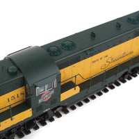 EMD GP7 with SoundTraxx(R) Tsunami(R) Sound and DCC -- Chicago & North Western(TM) #1518 (1950 Through Early-1960s; yellow, green)
