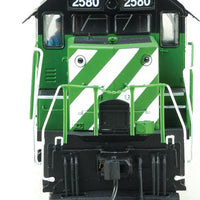 EMD GP35 Phase II with SoundTraxx(R) Tsunami(R) Sound and DCC -- Burlington Northern #2580 (Cascade Green, black, white)