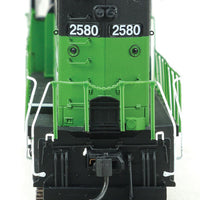 EMD GP35 Phase II with SoundTraxx(R) Tsunami(R) Sound and DCC -- Burlington Northern #2580 (Cascade Green, black, white)