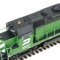 EMD GP35 Phase II with SoundTraxx(R) Tsunami(R) Sound and DCC -- Burlington Northern #2581 (Cascade Green, black, white)