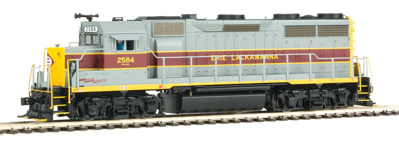 EMD GP35 Phase II with SoundTraxx(R) Tsunami(R) Sound and DCC -- Erie-Lackawanna #2584 (gray, maroon, yellow, black)-1