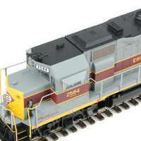 EMD GP35 Phase II with SoundTraxx(R) Tsunami(R) Sound and DCC -- Erie-Lackawanna #2584 (gray, maroon, yellow, black)