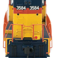 EMD GP35 Phase II with SoundTraxx(R) Tsunami(R) Sound and DCC -- Chessie System C&O #3584 (yellow, blue, vermillion)