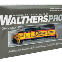 EMD GP35 Phase II with SoundTraxx(R) Tsunami(R) Sound and DCC -- Chessie System C&O #3584 (yellow, blue, vermillion)