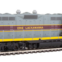 EMD GP7 - LokSound Select Sound and DCC -- Erie-Lackawanna #1280 (gray, maroon, yellow)