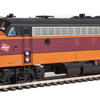 EMD FP7 - F7B with LokSound 5 Sound & DCC -- Milwaukee Road #98A, 98B (Modifed Orange, Maroon; Cab Logo)