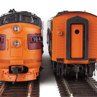 EMD FP7 - F7B with LokSound 5 Sound & DCC -- Milwaukee Road #98A, 98B (Modifed Orange, Maroon; Cab Logo)