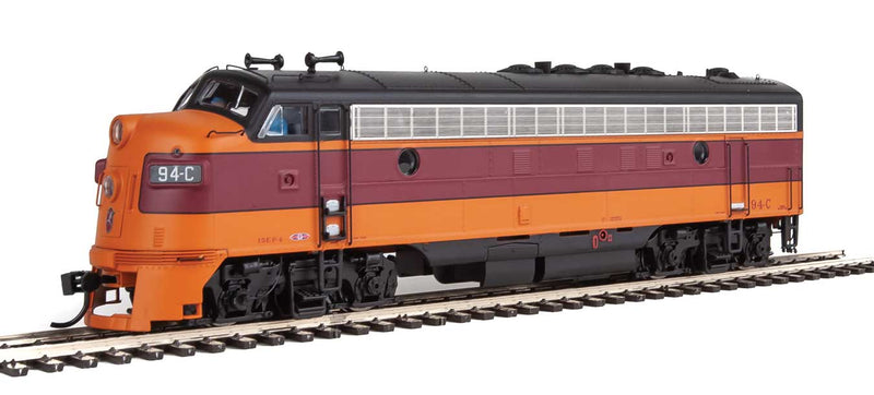 EMD FP7 with LokSound 5 Sound & DCC -- Milwaukee Road #94C (Early Orange, Maroon; Running Hiawatha Logo)-1