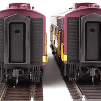 EMD FP7 - F7B LokSound 5 Sound and DCC -- Soo Line #2501A, 2501C (maroon, Dulux Gold, black)