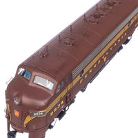 EMD FP7 & F7B - LokSound 5 Sound & DCC -- Pennsylvania Railroad EFH-15 #9834A, EH-15 #9384B (Tuscan, 5-Stripe)