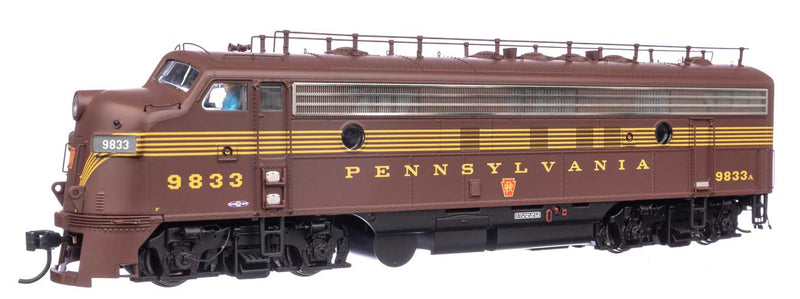 EMD FP7 LokSound 5 Sound & DCC -- Pennsylvania Railroad EFP-15 #9833A (Tuscan 5-Stripe)-1