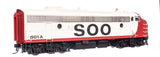 EMD FP7 & F7B  - LokSound 5 Sound & DCC -- Soo Line #501A & 501C (white, red, black)-2