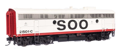 EMD FP7 & F7B  - LokSound 5 Sound & DCC -- Soo Line #2501A & 2501C (white, red, black)-5