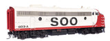 EMD FP7 LokSound 5 Sound & DCC -- Soo Line #503A (white, red, black)-2