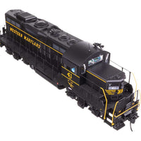 EMD GP9 Phase II - LokSound 5 Sound and DCC -- Western Maryland #41 (black, Speed Lettering)