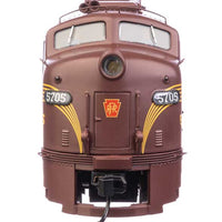 EMD E8 A-A with LokSound 5 Sound & DCC -- Pennsylvania Railroad #5705A, 5763A (Class EP-22; Tuscan, Five-Stripe)