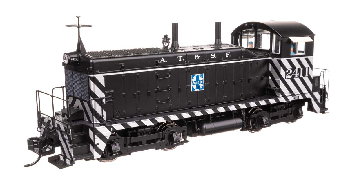 EMD NW2 - LokSound 5 Sound and DCC -- Santa Fe #2411-1