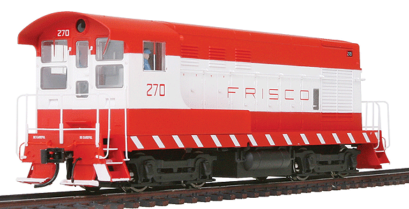PROTO 2000 Fairbanks-Morse H10-44 Powered Standard DC -- St. Louis - San Francisco #270 (red, white)