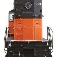 PROTO 2000 Fairbanks-Morse H10-44 Powered Standard DC -- Milwaukee Road #783 (Mid-60s orange & black w/white X on sills)