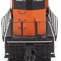 EMD GP9 Phase I - Standard DC -- Milwaukee Road #219 (orange, black, TMR Logo on Cab)