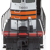 EMD GP9 Phase I - Standard DC -- Southern Pacific(TM) #5603 (Black Widow, black, silver, orange, red)