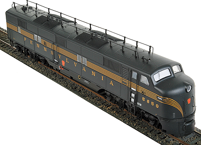 PROTO 2000(R) Diesel EMD E7A-B Phase I Powered Standard DC -- Pennsylvania #5850A & 5850B (Late 1947 Dark Green w/Gold Pinstripes)