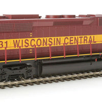 EMD SD45 - Standard DC -- Wisconsin Central #7531 (1990s Scheme; maroon, gold)