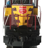 EMD SD45 - Standard DC -- Wisconsin Central #7531 (1990s Scheme; maroon, gold)