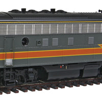 EMD F3A - Standard DC -- Milwaukee Road #83D (gray, orange, Lightning Bolt)