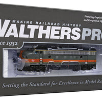 EMD F3A - Standard DC -- Milwaukee Road #83D (gray, orange, Lightning Bolt)
