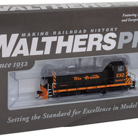 EMD SW1200 - Standard DC -- Denver & Rio Grande Western(TM) #132 (black, Aspen Gold; Flying Grande Logo)