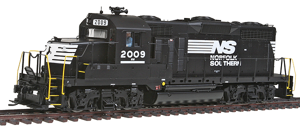 EMD GP20 Low Hood - Standard DC - PROTO 2000(R) -- Norfolk Southern #2009 (black, white)