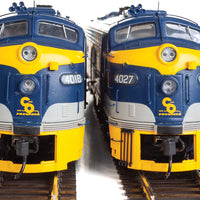 EMD E8A-A Set - Standard DC -- Chesapeake & Ohio #4018, 4027