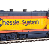 EMD GP7 - Standard DC -- Chessie System C&O #5773 (yellow, orange, blue)