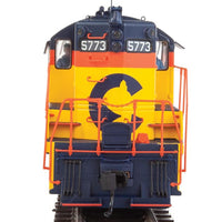 EMD GP7 - Standard DC -- Chessie System C&O #5773 (yellow, orange, blue)