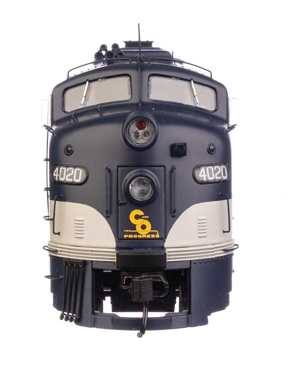 EMD E8 A-A - Standard DC -- Chesapeake & Ohio #4020 & 4025-7