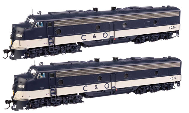 EMD E8 A-A - Standard DC -- Chesapeake & Ohio #4014 & 4026-1
