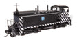 EMD NW2 - Standard DC -- Atchison, Topeka & Santa Fe #2410 (A. T. & S. F.; Zebra Scheme, black, white)-1