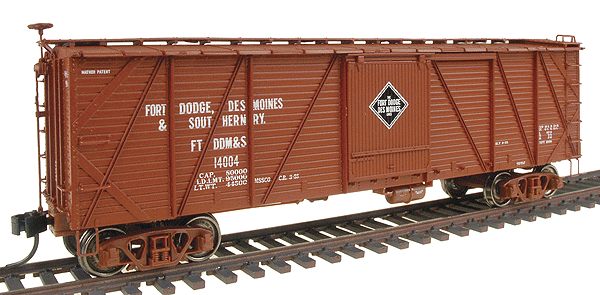 PROTO 2000 40' Mather Boxcar - Assembled -- Fort Dodge, Des Moines & Southern #14004