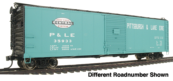PROTO 2000 50' Single Door Boxcar - Time-Saver Kit(R) -- Pittsburgh & Lake Erie #35966 (Jade Green)