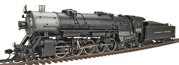 PROTO 2000 Heritage Series Steam USRA Heavy 2-10-2 Powered; Standard DC -- Colorado & Southern #908 - Southern Valve Gear