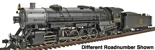 PROTO 2000 Heritage Series Steam USRA Heavy 2-10-2 Powered; Standard DC -- Chicago, Burlington & Quincy #6308 - Southern Valve Gear