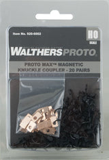 Proto MAX(TM) Magnetic Knuckle Couplers -- Standard Type Couplers Only - 20 Pair-2