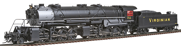 PROTO 2000 Heritage Steam Collection USRA 2-8-8-2 Powered Standard DC -- Virginian #711