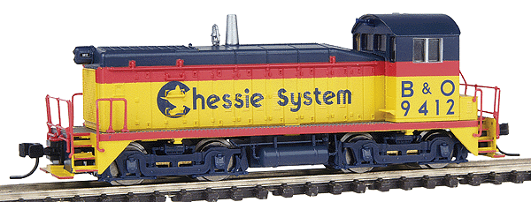 PROTO N Diesel EMD SW8 - Powered -- Chessie/B&O #9412