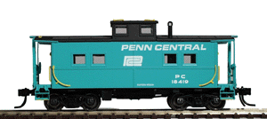 PROTO 2000 Northeastern Center Cupola Caboose - Assembled -- Penn Central #18419 (green)